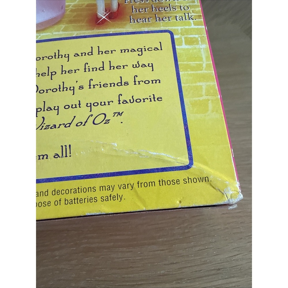 Barbie as Dorothy Wizard‎ of Oz 1999 Mattel Talking Light Up Ruby Slippers - Picture 11 of 16